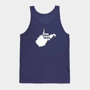 West Virginia - Live Love West Virginia Tank Top